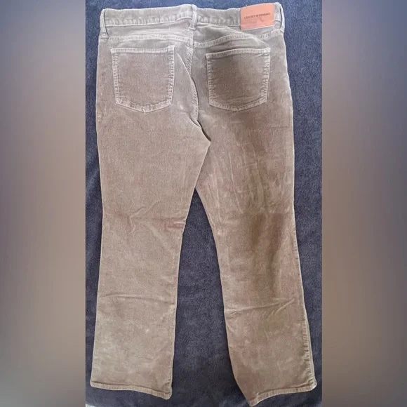 Lucky Brand Tan Corduroy High-Rise/Boot cut Jeans. Women’s Size 12/31. - Picture 5 of 10